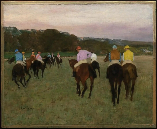 ¼ӡRacehorses at Longchamp1871ػ1874